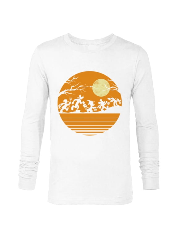 Mickey Mouse and Friends Halloween - Long Sleeve T-Shirt for Men - Customized-White