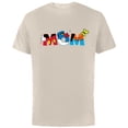 thumbnail image 1 of Disney Mickey Mouse and Friends Mom Mother’s Day Birthday - Short Sleeve Cotton T-Shirt for Adults - Customized-Natural, 1 of 5