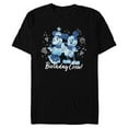 thumbnail image 1 of Disney Mickey Mouse and Minnie Mouse Birthday Crew Retro - Short Sleeve Blended T-Shirt for Adults - Customized-Black, 1 of 5