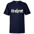thumbnail image 1 of Disney Mickey Mouse and Minnie Mouse Halloween The Horror! - Short Sleeve T-Shirt for Kids - Customized-Athletic Navy, 1 of 5