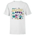 thumbnail image 1 of Disney Mickey Mouse and Minnie Mouse Hello Easter Retro - Short Sleeve T-Shirt for Kids - Customized-White, 1 of 5
