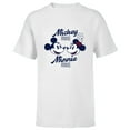 thumbnail image 1 of Disney Mickey Mouse and Minnie Mouse Together Retro Vintage - Short Sleeve T-Shirt for Kids - Customized-White, 1 of 5