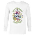 thumbnail image 1 of Disney Mickey Mouse and Pals Easter Egg-Cellent Together - Long Sleeve T-Shirt for Men - Customized-White, 1 of 5