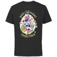 thumbnail image 1 of Disney Mickey Mouse and Pals Easter Egg-Cellent Together - Short Sleeve Cotton T-Shirt for Adults - Customized-Black, 1 of 5