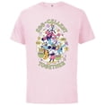 thumbnail image 1 of Disney Mickey Mouse and Pals Easter Egg-Cellent Together - Short Sleeve Cotton T-Shirt for Adults - Customized-Soft Pink, 1 of 5