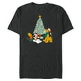 thumbnail image 1 of Disney Mickey Mouse and Pluto Christmas Letter to Santa - Short Sleeve Blended T-Shirt for Adults - Customized-Dark Heather, 1 of 5
