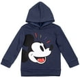 thumbnail image 1 of Disney Mickey Mouse hood Toddler Boys Pullover Hoodie Gray Blue 2T, 1 of 5