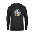 thumbnail image 1 of Disney Mickey Mouse with Easter Bunny Rabbit Bring on Spring - Pullover Hoodie for Adults - Customized-Black, 1 of 5