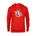 thumbnail image 1 of Disney Mickey Mouse with Easter Bunny Rabbit Bring on Spring - Pullover Hoodie for Adults - Customized-Red, 1 of 5
