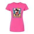 thumbnail image 1 of Disney - Mickey Music Is Life - Juniors Fitted Graphic T-Shirt, 1 of 5