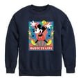 thumbnail image 1 of Disney - Mickey Music Is Life - Toddler & Youth Crewneck Fleece Sweatshirt, 1 of 5