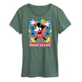 thumbnail image 1 of Disney - Mickey Music Is Life - Women's Short Sleeve Graphic T-Shirt, 1 of 5