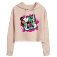 thumbnail image 1 of Disney - Mickey Music Stroll  - Juniors Cropped Pullover Hoodie, 1 of 5