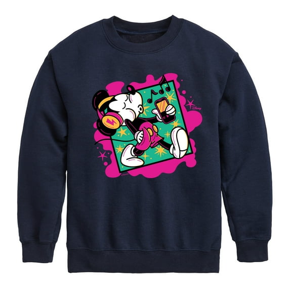 Disney - Mickey Music Stroll - Toddler & Youth Crewneck Fleece Sweatshirt