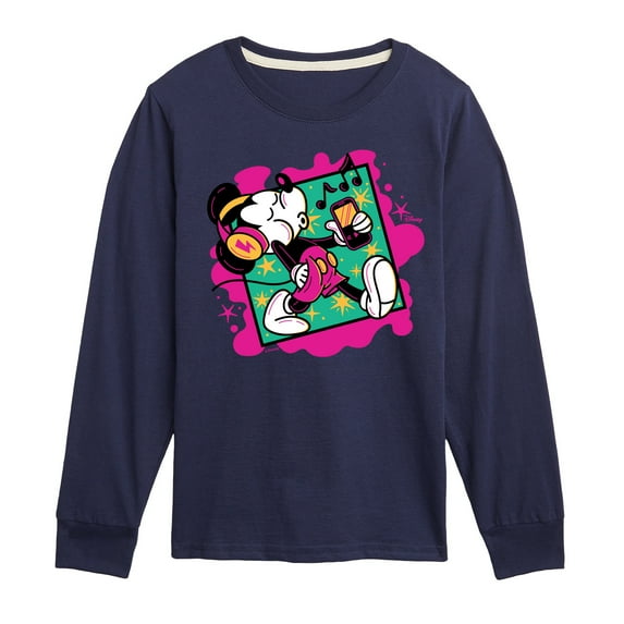 Disney - Mickey Music Stroll - Toddler & Youth Long Sleeve Graphic T-Shirt
