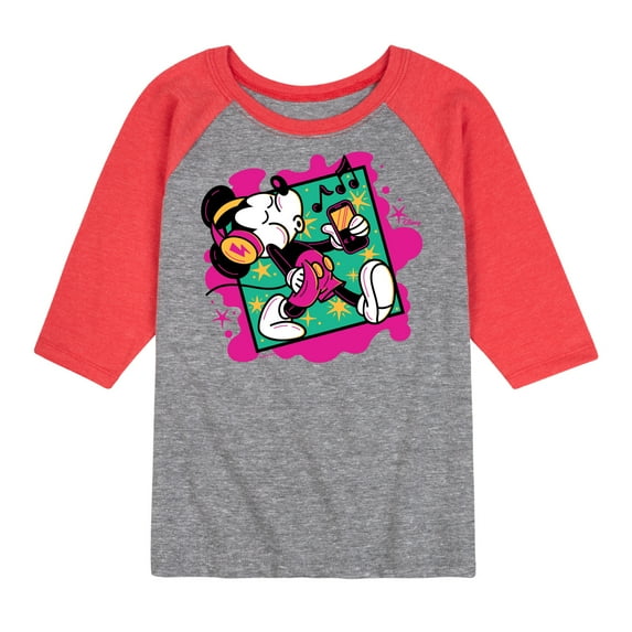 Disney - Mickey Music Stroll - Toddler & Youth Raglan Graphic T-Shirt