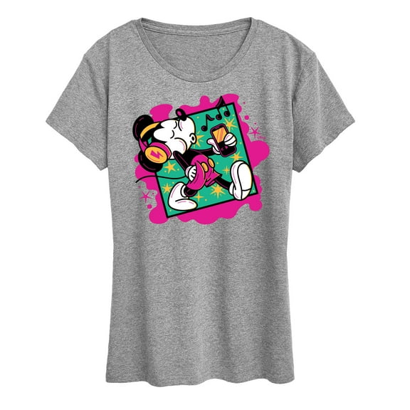 Disney - Mickey Music Stroll - Women's Short Sleeve Graphic T-Shirt