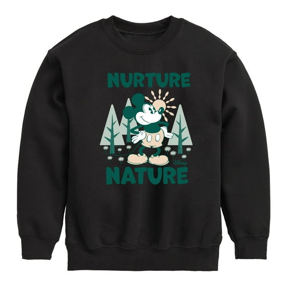 Disney - Mickey Nature - Toddler & Youth Crewneck Fleece Sweatshirt