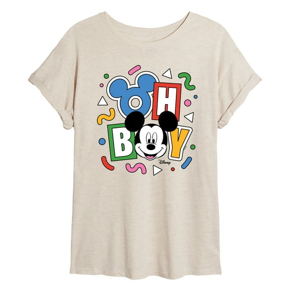 Disney - Mickey Oh Boy 90s - Women's Oversized T-Shirt