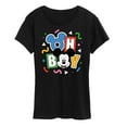 thumbnail image 1 of Disney - Mickey Oh Boy 90s - Women's Short Sleeve Graphic T-Shirt, 1 of 5