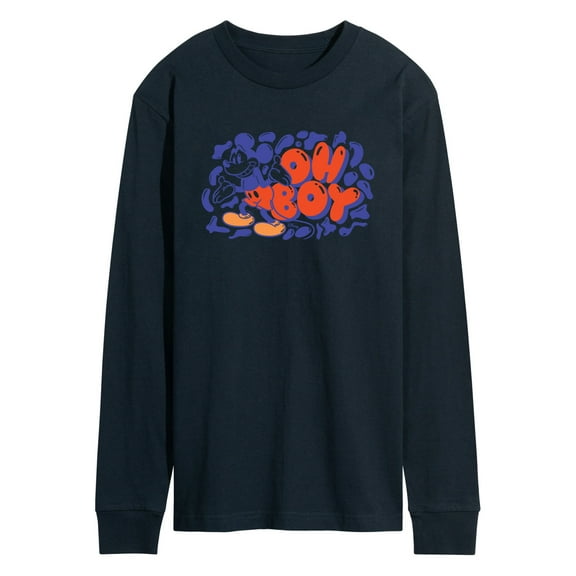 Disney - Mickey Oh Boy - Men's Long Sleeve Graphic T-Shirt