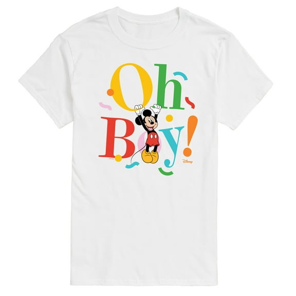 Disney - Mickey Oh Boy - Men's Short Sleeve Graphic T-Shirt