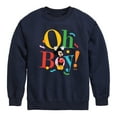 thumbnail image 1 of Disney - Mickey Oh Boy - Toddler & Youth Crewneck Fleece Sweatshirt, 1 of 5