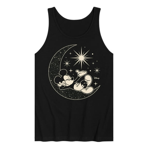 Disney - Mickey On Celestial Moon - Men's Jersey Tank Top