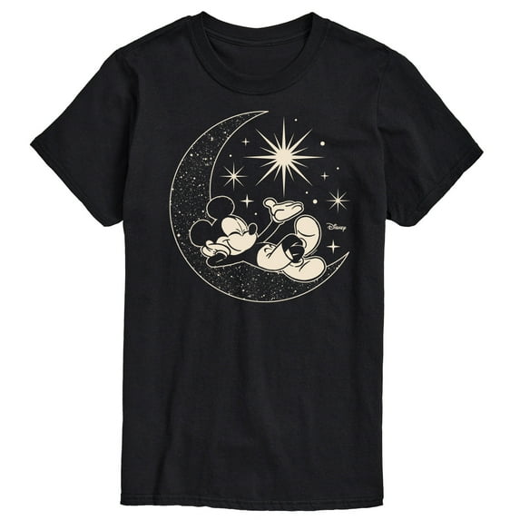 Disney - Mickey On Celestial Moon - Men's Short Sleeve Graphic T-Shirt