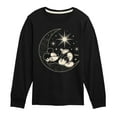 thumbnail image 1 of Disney - Mickey On Celestial Moon - Toddler & Youth Long Sleeve Graphic T-Shirt, 1 of 5