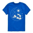 thumbnail image 1 of Disney - Mickey On Celestial Moon - Toddler & Youth Short Sleeve Graphic T-Shirt, 1 of 5