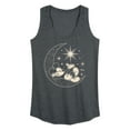 thumbnail image 1 of Disney - Mickey On Celestial Moon - Women's Racerback Tank Top, 1 of 5