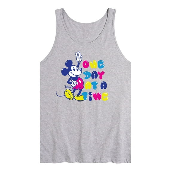 Disney - Mickey One Day At A Time - Men's Sleeveless Graphic Tank Top
