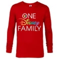 thumbnail image 1 of Disney Mickey One Disney Family Pride - Long Sleeve T-Shirt for Men - Customized-New Red, 1 of 5