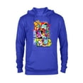 thumbnail image 1 of Disney Mickey & Pals Color Blast It’s My Birthday Party Time - Pullover Hoodie for Adults - Customized-Royal, 1 of 5