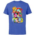 thumbnail image 1 of Disney Mickey & Pals Color Blast It’s My Birthday Party Time - Short Sleeve Cotton T-Shirt for Adults - Customized-Royal Heather, 1 of 5