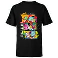 thumbnail image 1 of Disney Mickey & Pals Color Blast It’s My Birthday Party Time - Short Sleeve T-Shirt for Kids - Customized-Black, 1 of 5