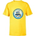 thumbnail image 1 of Disney Mickey & Pals Holiday Circle Happy Hanukkah! - Short Sleeve T-Shirt for Kids - Customized-Yellow, 1 of 5