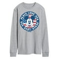 thumbnail image 1 of Disney - Mickey Peace Love USA - Men's Long Sleeve T-Shirt, 1 of 5