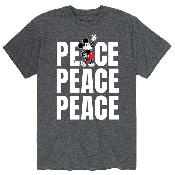 Disney - Mickey Peace - Men's Short Sleeve Graphic T-Shirt