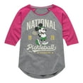 thumbnail image 1 of Disney - Mickey Pickleball League - Toddler & Youth Girls Raglan Graphic T-Shirt, 1 of 4