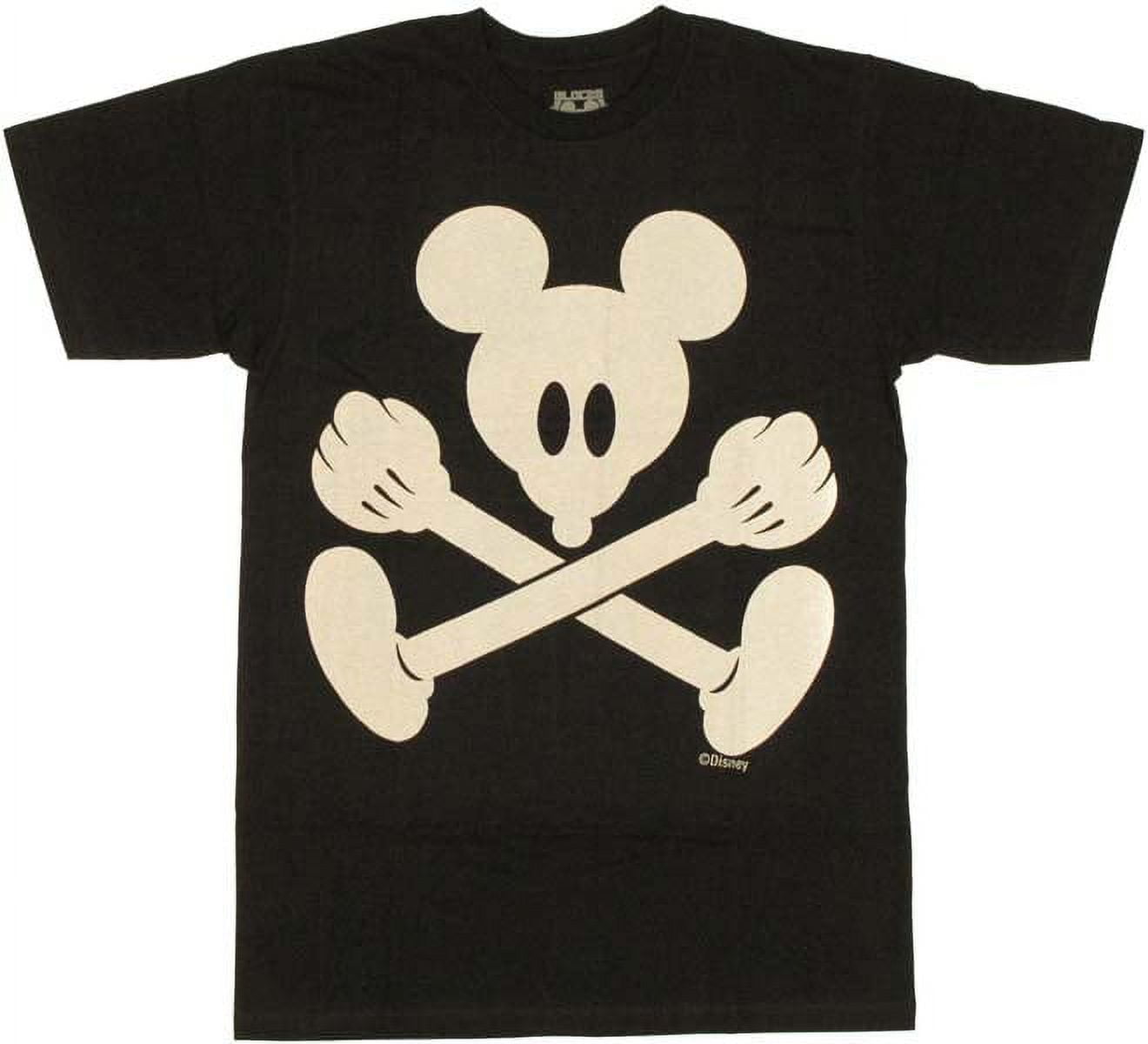 Disney Mickey Pirate Flag T Shirt - Walmart.com