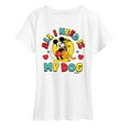 thumbnail image 1 of Disney - Mickey & Pluto All I Need Is My Dog - Women's Short Sleeve Graphic T-Shirt, 1 of 5