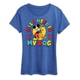 thumbnail image 1 of Disney - Mickey & Pluto All I Need Is My Dog - Women's Short Sleeve Graphic T-Shirt, 1 of 5