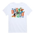 thumbnail image 1 of Disney - Mickey & Pluto - Explore Around You - Youth Short Sleeve Graphic T-Shirt, 1 of 5