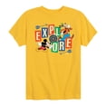 thumbnail image 1 of Disney - Mickey & Pluto - Explore Around You - Youth Short Sleeve Graphic T-Shirt, 1 of 5