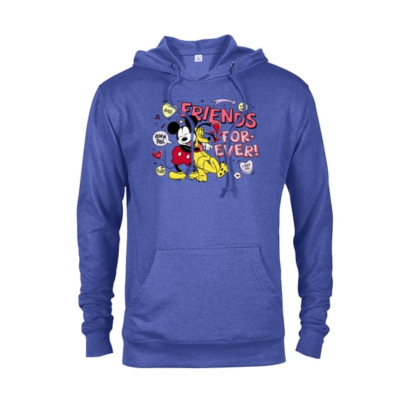 Disney Mickey + Pluto Friends Forever! - Pullover Hoodie for Adults - Customized-Royal