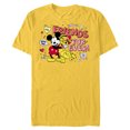 thumbnail image 1 of Disney Mickey + Pluto Friends Forever! - Short Sleeve Blended T-Shirt for Adults - Customized-Yellow, 1 of 5
