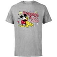 thumbnail image 1 of Disney Mickey + Pluto Friends Forever! - Short Sleeve Cotton T-Shirt for Adults - Customized-Athletic Heather, 1 of 5