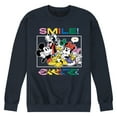 thumbnail image 1 of Disney - Mickey, Pluto, Minnie, Donald Duck, Goofy & Daisy - Crowded Photo - Men's Crew Neck Fleece Pullover, 1 of 5